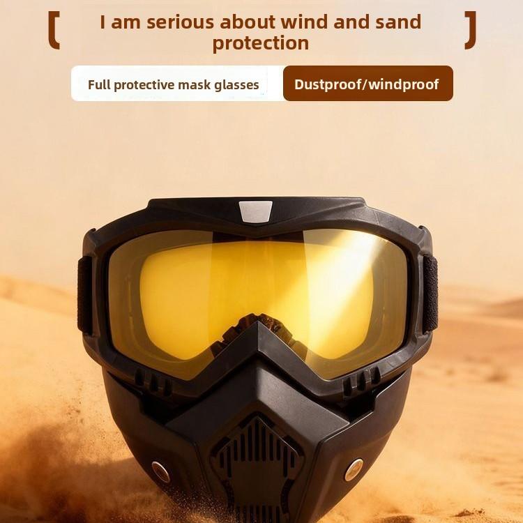 Welding protective mask, anti-splash, anti-glare, heat-insulating, anti-fog, labor protection, construction site work goggles, breathable hole mask