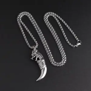 Stainless steel pendant Dragon Claw Amulet Necklace mystery jewelry Symbol Of Strength Guardian Of Wealth And Prosperity Resilience And Protection Inspired By Ancient Symbols Sturdy Round Box Chain