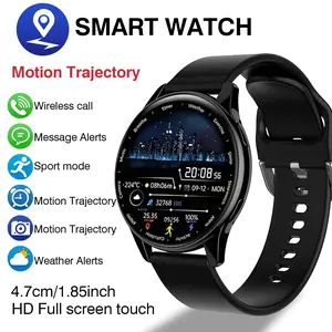 Smartwatch for All Ages - Wireless Call, Message Reminder, Pedometer & Calorie Tracking, Multiple Sports Modes, Weather Forecast, Wireless Connection, Comfortable & Durable, Ideal Gift Option