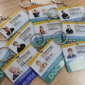 The Pitt Acrylic ID Badges Acrylic Keychain, Michael IDcard, Jack ABBOT ID card, Dennis Charm gift