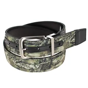 Wrangler Men's Camoflauge Reversible to Solid Belt