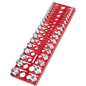High Quality  57 Nut and Bolt Thread Checker - Thread Checker Standard and Metric Bolt and Nut Identifier Gauge 21 Standard & 17 Metric & 19 Drill Gauges Thread Gauge Screw Size and Thread Gauge Inch & Metric