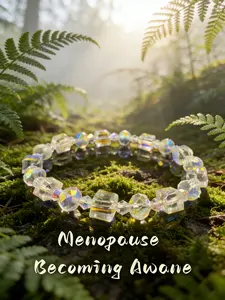 Healing Background Seven-Color Bracelet, Calms Anxiety & Stress, Deep Inner Peace Meditation Amulet, Crystal Stone Material