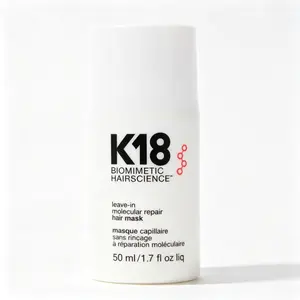K18 Leave-In Molecular Repair Hair Mask – Bond Repair & Smoothing Treatment for Dry, Damaged Hair | Lightweight Leave-In Formula, 1.7 oz