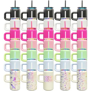 25 Pack YIPAI USA Warehouse 16oz Rainbow Plated Macaron Color Stainless Steel Can with Handle for Laser Engraving Pretty Power Coated Surface Metal Can Also Work for UV DTF Wraps Drinkware Flasks Water Bottles Bottled Tumbler Mug Portable Reusable