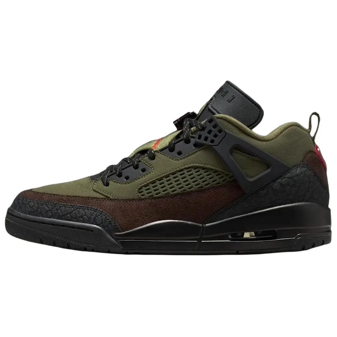 Air Jordan Spizike Low 'Beef & Broccoli' Casual Leather Sneaker, Rubber-Soled Sports Shoe
