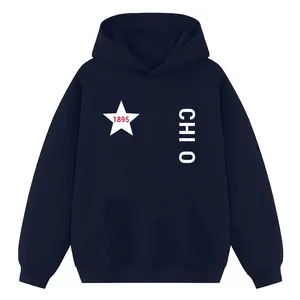 Custom All Star Sosority Hoodie Crewneck- Navy Sorority Hooded Sweatshirt, Big Little Gifts - Sorority Apparel - Greek Life Big Little Gift Sweatshirt, Sorority Merch