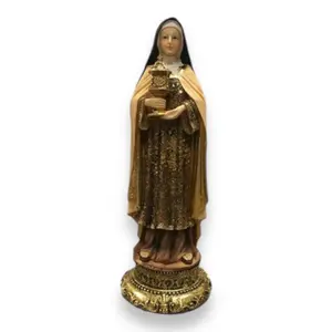 Santa Clara - Saint Clare 12" and 5" Inch Resin Figurine Religious Decor Standing