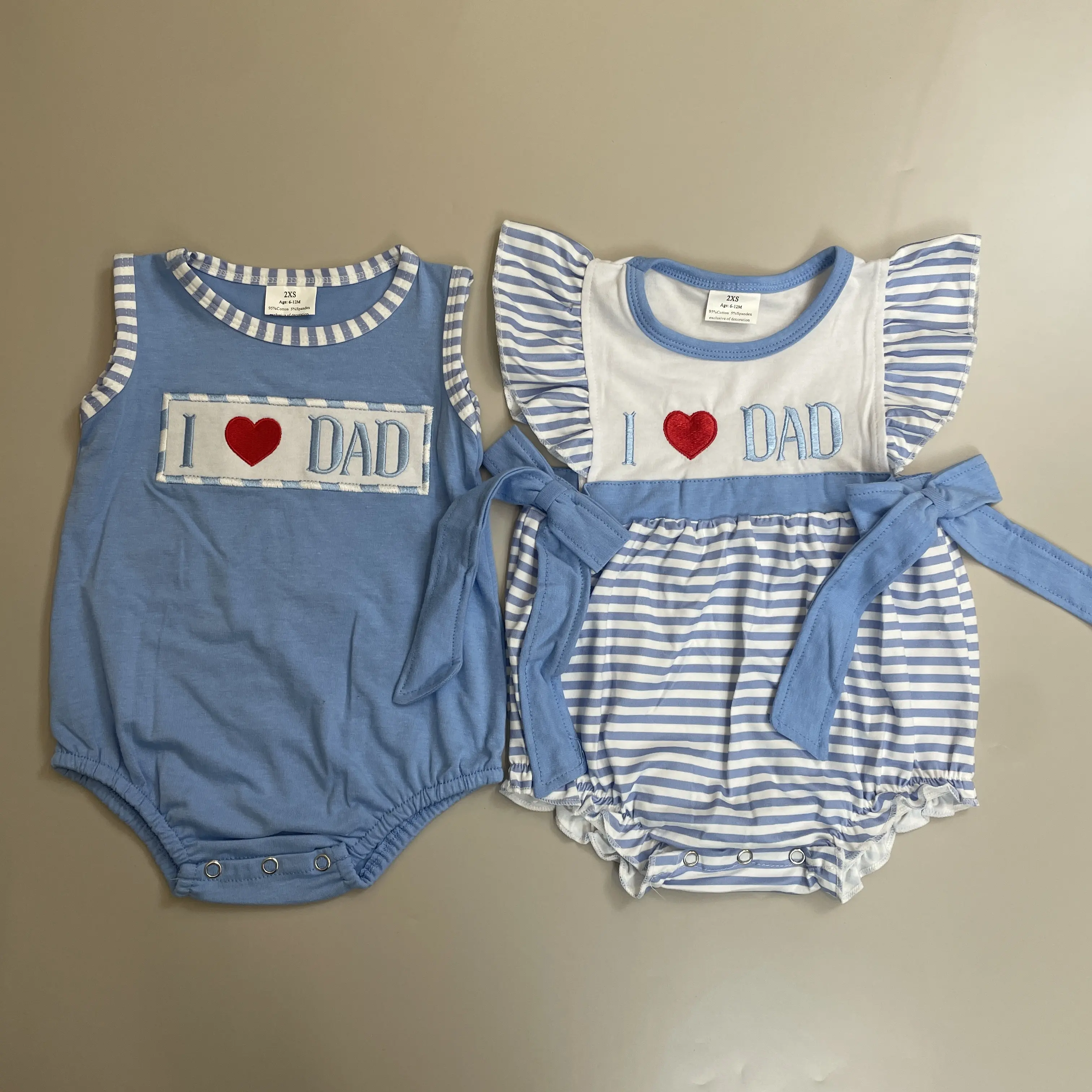 I Love Dad Clothing Baby Summer Bubble Baby Summer Clothing Mother's day Clothes boy summer bodysuit