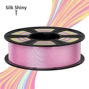 GEEETECH 1roll/1kg 1.75mm Silk PLA Filament Vacuum Packaging Various Colors For 3D Printer, Neatly Wound 3D Printing Shiny Pla Silk Filament, Dimensional Accuracy +/- 0.02mm