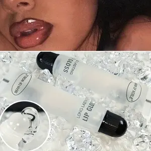 High-Shine Glossy Lip Gloss Set, Moisturizing Lip Oil, Long-Lasting Shine, Protective Lip Care, Liquid Form, Single Pack