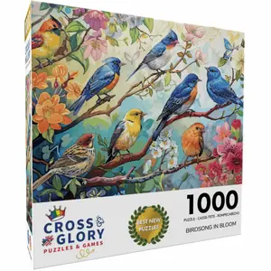 Bird Puzzle – Birdsong in Bloom – 1000 Piece Jigsaw Puzzle