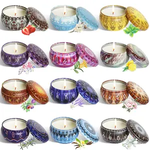 12-Pack Scented Candle Set: 12Fragrances, 12Creative Jars, Smokeless & Long-Burning – Perfect for Family, Friends, Weddings, Birthdays & Festive Decor (Halloween, Christmas, New Year)