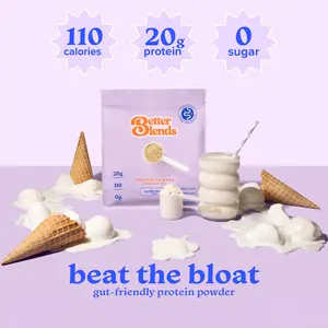 Gut-Friendly Protein Powder for Sensitive Stomachs, Low-FODMAP, No Bloating, Easy to Digest, Vegan, Dairy-Free, & Gluten-Free, 20g Pea & Protein Blend, 0g Sugar, Vanilla Dream