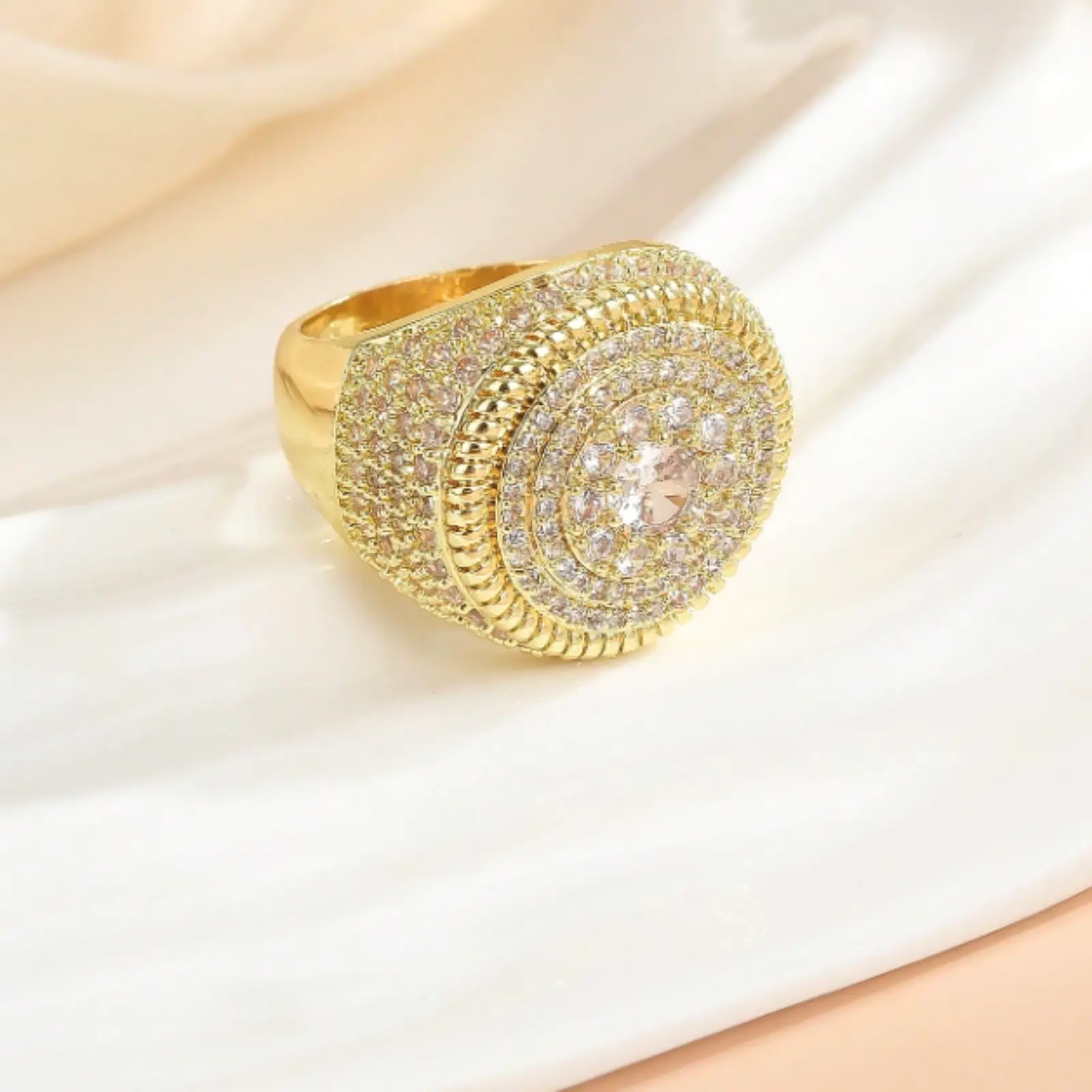 Enamel fashion style stone decoration ring for men, jewelry gift and party