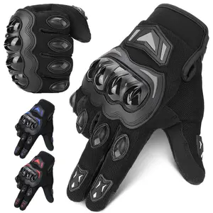 Motorcycle Gloves Carbon Fiber Touch Screen Motorbike Cycling Full Finger Gloves Motorcycle Gloves Carbon Fiber Touch Screen Motorbike Cycling Full Finger Gloves