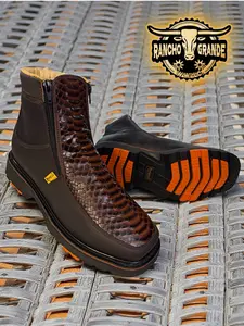 Resistente a Resbalones Zapato / Bota para Hombre / Slip Resistant Shoes Boots Easy on & off double zipper