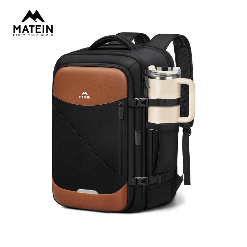 MATEIN Personal Item Travel Backpack Spirit Frontier Airlines Fits 17 Inch Laptop, Underseat Backpack for Airplanes, TSA-friendly, Water Resistant Luggage