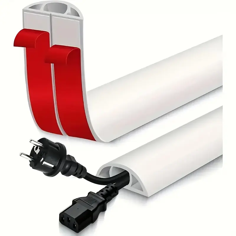 YITAP Floor Cable Covers, Wall Cable Covers, Flexible Cable Troughs, and Self-Adhesive Cable Protective Sleeves are suitable for sidewalks, network cables, optical fibers, and Wire, Install, Installation
