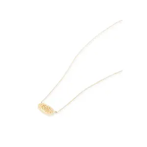 Kendra Scott Elisa Oval Filigree Pendant Necklace in Gold