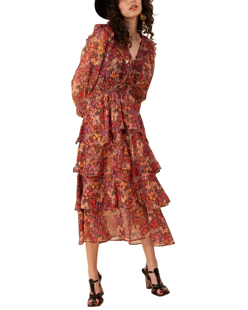Hale Bob Lurex Jacquard Gown