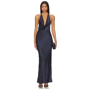 Runaway The Label Posey Maxi Dress in Navy