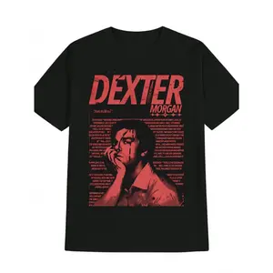 Dexter Morgan "Born in Blood" T-Shirt, Horror Crime Drama Graphic Tee