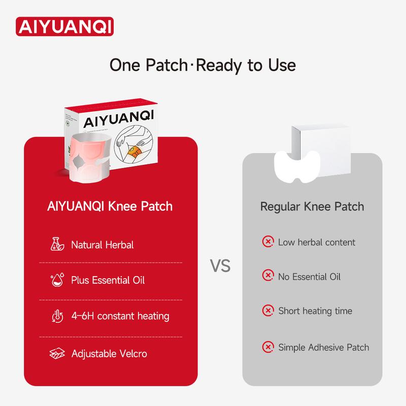 [4-Pack] Self-Heating Herbal Knee Patches with Ginger Oil - Deep Penetrating Joint Relief Kit for Stiffness & Cold Knees - Cordless Warm Compress Essential natural comfort Wellness Aromatherapy