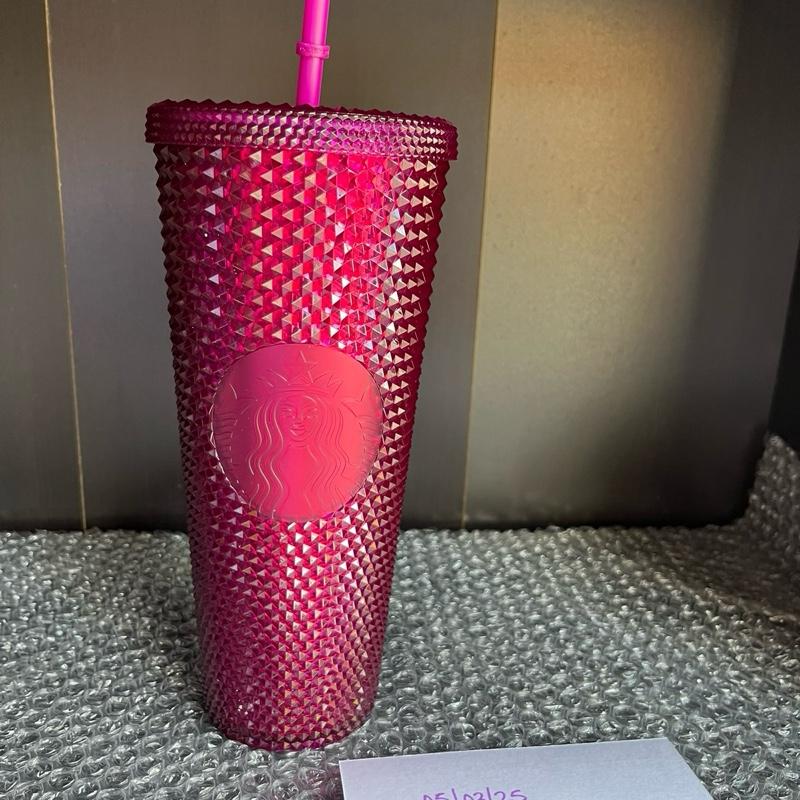 Starbucks New Holiday Berry Bling USA Studded Venti 24oz Tumbler