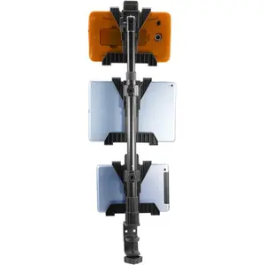 Tablet Tower- Point of Purchase/POS Clamp Mount - with 3 TabDock Holders  for Multiple delivery Applications (DoorDash, Uber eats, Postmates, etc.) Fits 7 to 10 inch Tablets