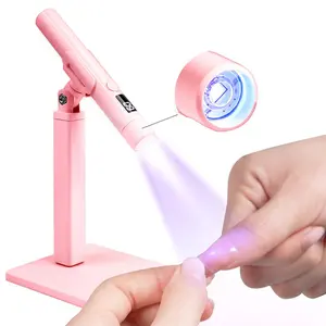 Mini UV Lamp for Gel Nails, Handheld LED UV Nail Lamp, Fast Curing Nail Art Lamp, Suitable for Home Nail Art and Nail Salon, Led Manicure Lamp
