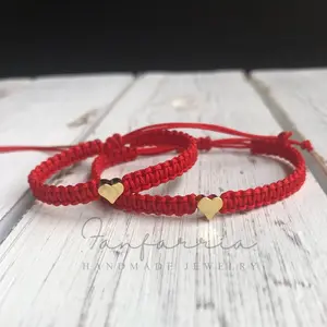 Mommy and me bracelets, Red Heart bracelets, Waterproof Matching Bracelets