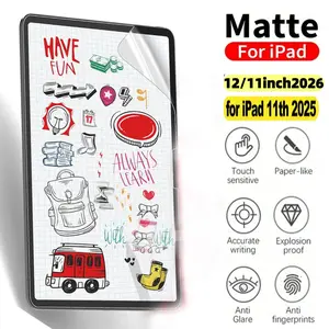 High-Quality Pet Screen Protector Film, Compatible with iPad (air4/5/6/7), Anti-Fingerprint & Scratch Resistant, Full Coverage Display Guard