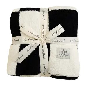 Checker Luxe Home Blanket