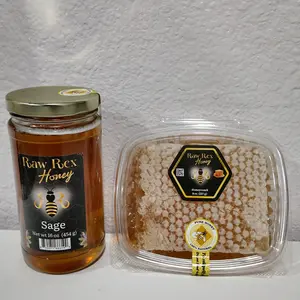Sage Honey, Orange Honeycomb Set