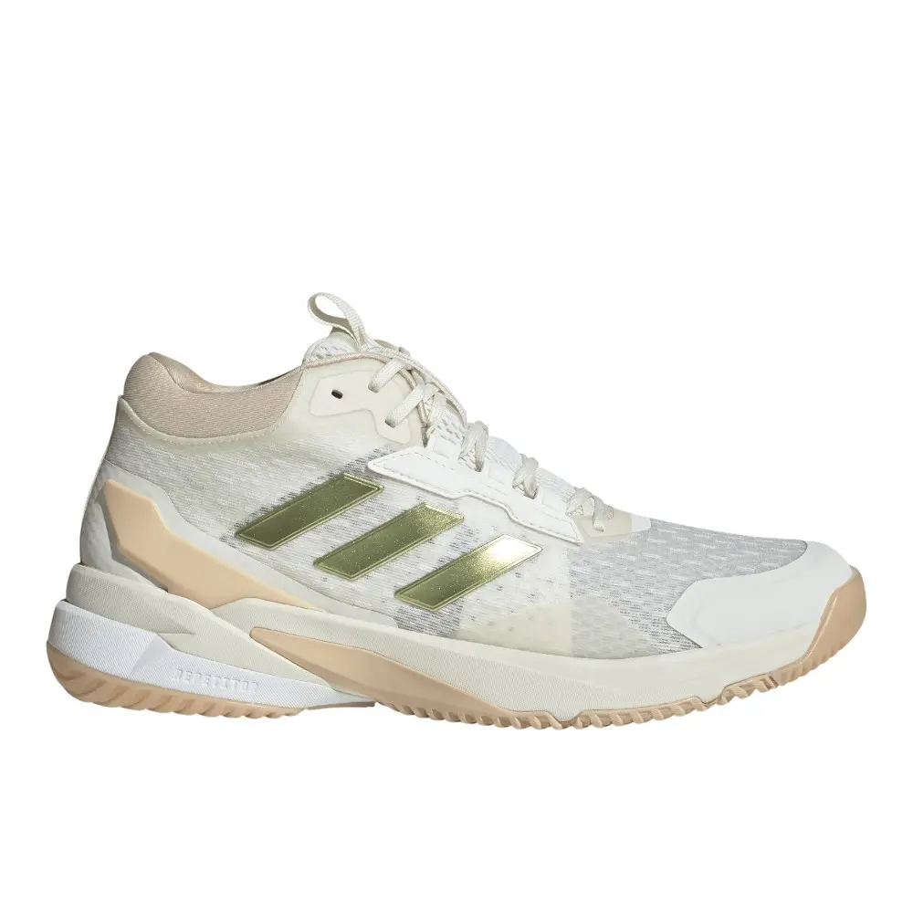 adidas Womens Crazyflight 6 Mid Indoor Volleyball Sneakers Shoes - Off White adidas Womens Crazyflight 6 Mid Indoor Volleyball Sneakers Shoes - Off White