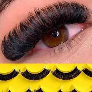 Volume D Curl Custom Strip Lashes for Cosmetic dolly lashes