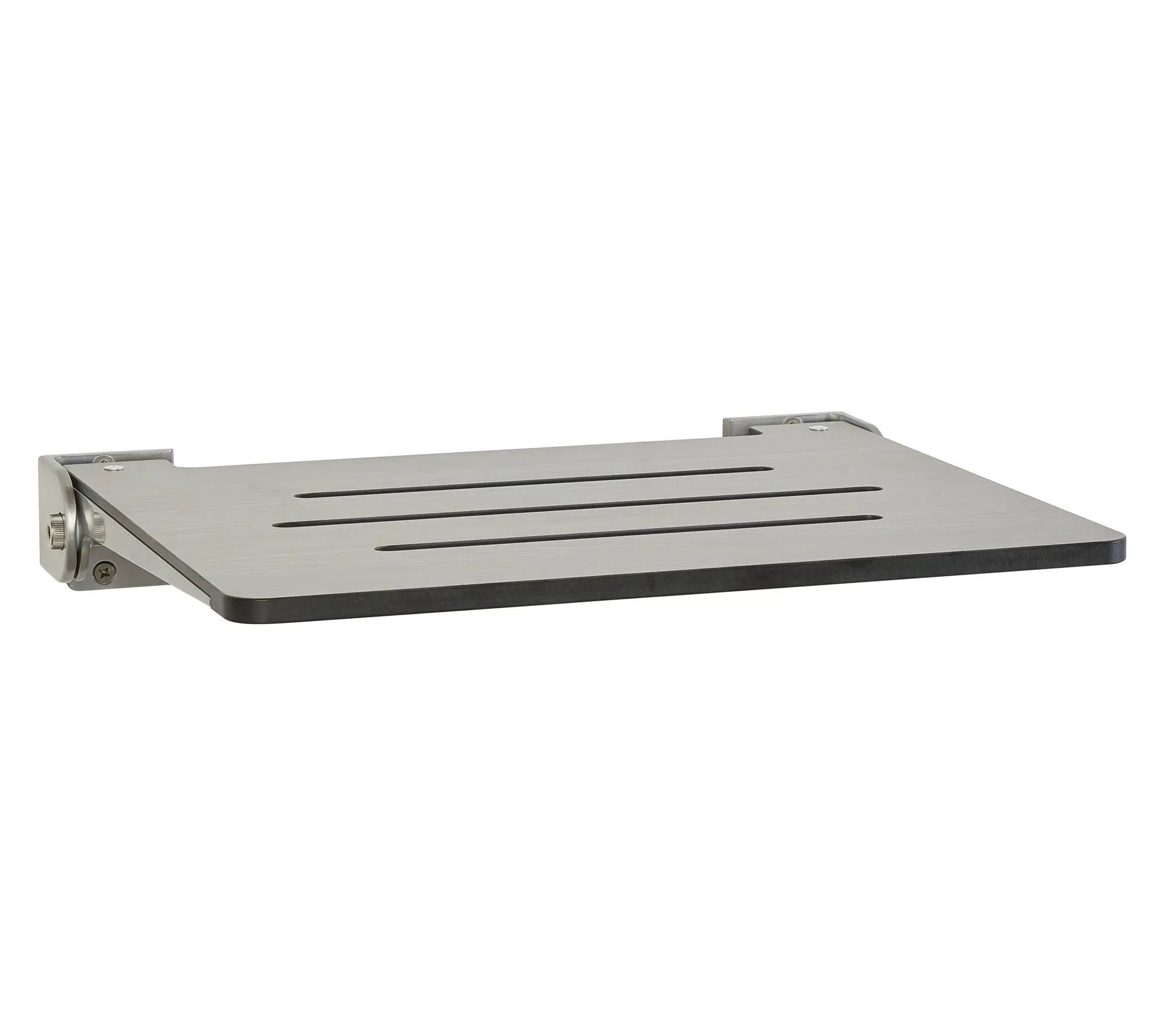 Seachrome 18" SlimLine Folding Wall Mount Shower Bench, Ash