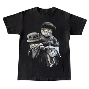 Vintage Cat Thug Life Graphic Shirt, Fantasy Kitten Tshirt, Cute Cat Shirt, Love Cat Tshirt, Meme Cringe Funny Dumb Shirts, Unisex Shirt Menswear Womenswear Streetwear