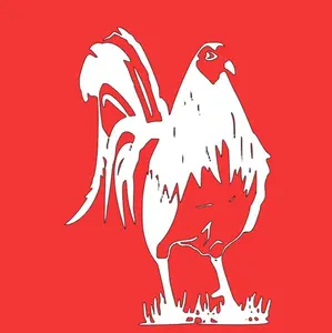 Gamefowl Decal #5 -  Rooster Chicken Design for Cars and Trucks - High-Quality 651 Vinyl Sticker for Home Decor