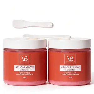 VB VBhoot Beauty Azucar Glow Exfoliant & Brightening Sugar Scrub 100g Hydrating Facial Cleanser for Smooth Skin Packs with Moisture Cleansing