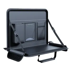 Car Backseat Organizer Foldable Car Tablet Laptop Holder Save Interior Space Car Steering Wheel Tray for Eating and Watching TV on The Go