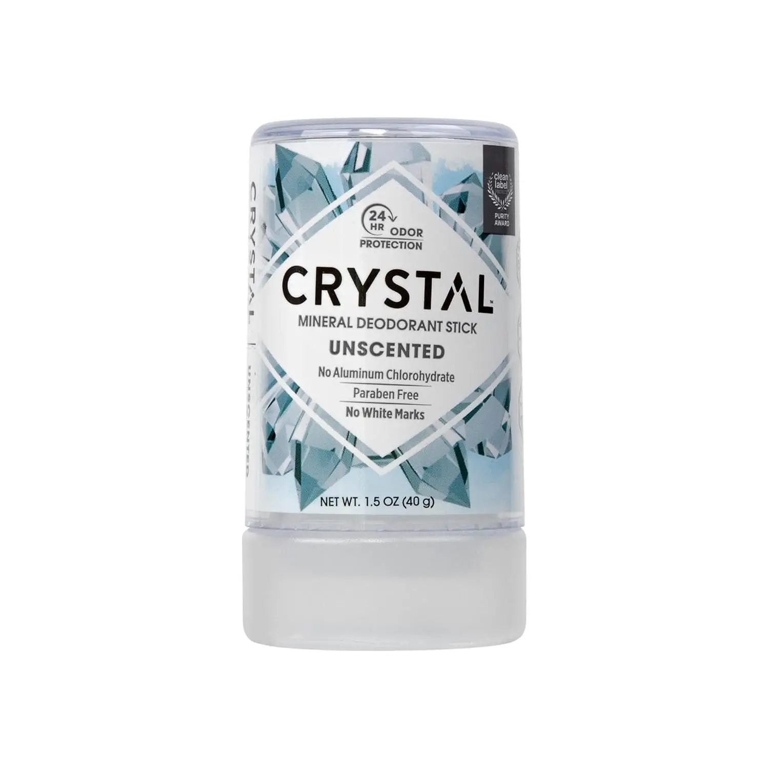 CRYSTAL Deodorant Mineral Deodorant Stick, Travel, 1.5 Ounce