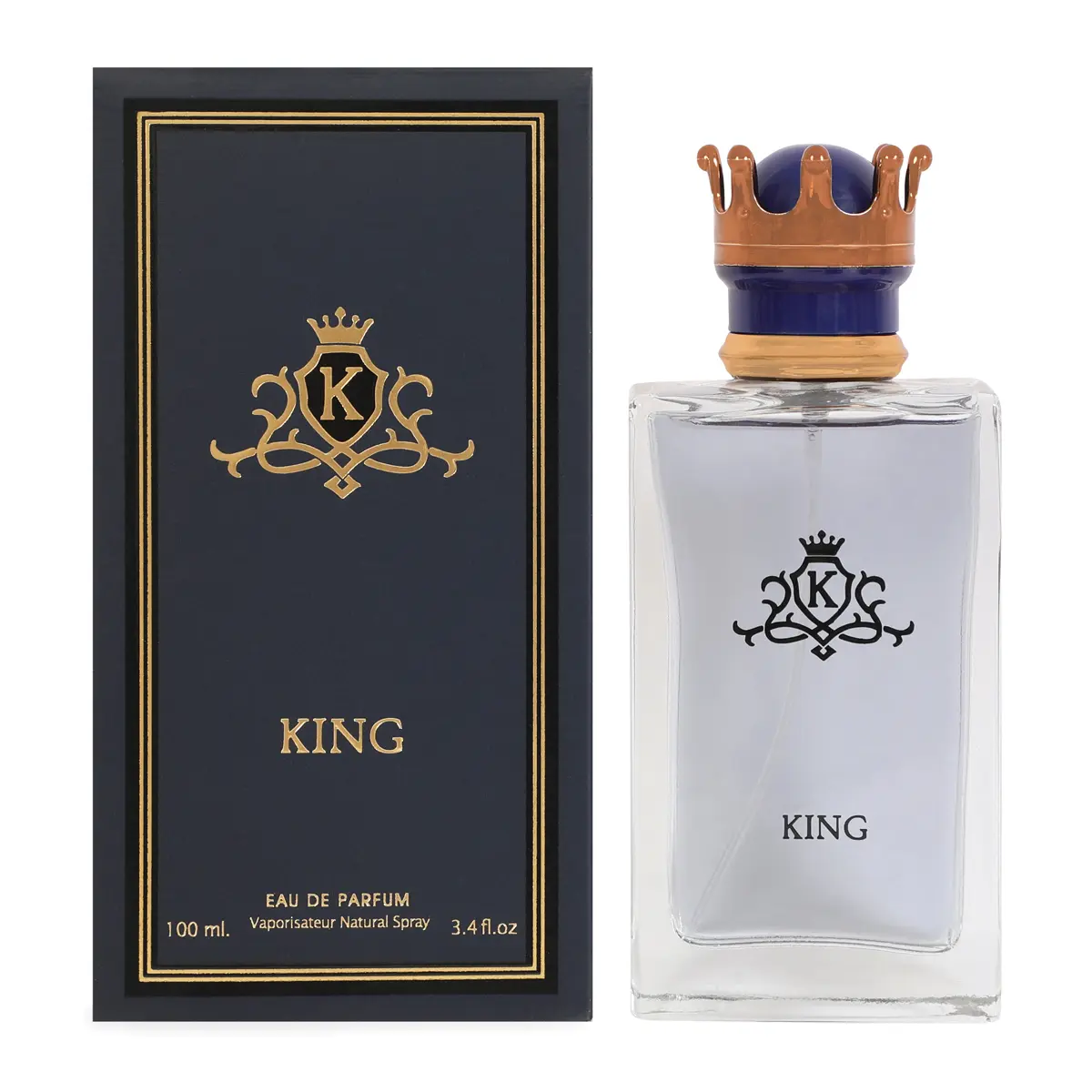 King Spray Perfume Eau de Parfum for Men - 100ML/3.4FL.OZ.