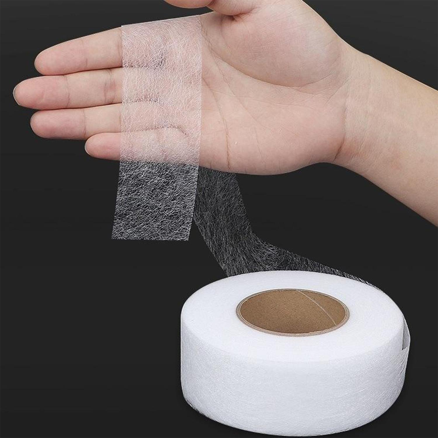 Double-Sided Iron-On Hemming Fabric Tape, DIY Clothes Alteration Tape, Strong Adhesive Heat Bonding Tape for Clothing Alterations Pants Jeans Skirts