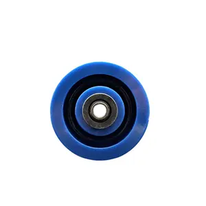 Service Caster SCC-SPUR420 4 x 2 in. Solid Polyurethane Wheel Only with Roller Bearing 0.5 in. Bore