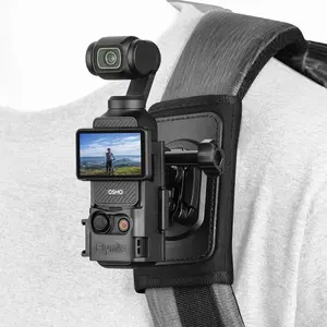 Pocket 3 Backpack Mount, Bag Belt Shoulder Strap Mount Chest Holder with Expansion Adapter for DJI  Pocket 3 Creator Combo Accessories