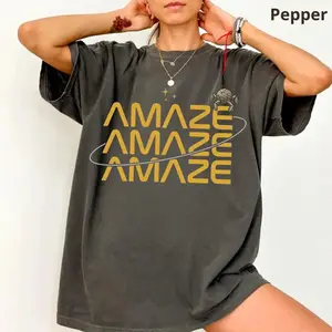 Comfort Colors Amaze Amaze Amaze T-Shirt Project Hail Mary Rocky Inspired Sci-Fi Men Tee Funny Space Quote Tshirt Book Lovers Gift- Tiffany Graphic Tee