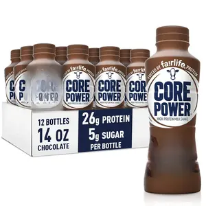 Protein Shake, Chocolate, 26g Bottle, 14oz, 12 Pack