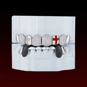 GBT Cross Style Designer Custom Moissanite Grillz